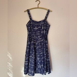 Bea & Dot by Modcloth - Aviation/Airplane Dress - Size M